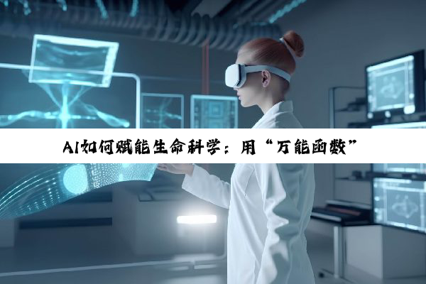AI如何赋能生命科学：用“万能函数”表征生命