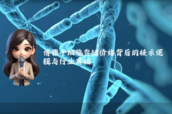 博雅干细胞存储价格背后的技术逻辑与行业真相